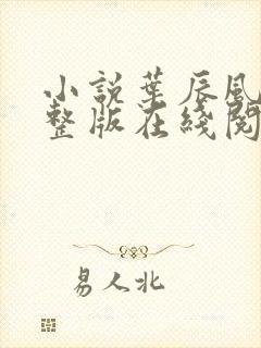 小说叶辰风流完整版在线阅读无弹窗