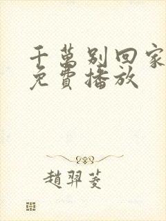 千万别回家电影免费播放