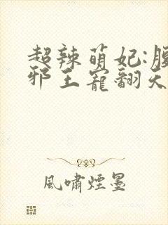 超辣萌妃:腹黑邪王宠翻天