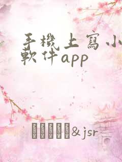 手机上写小说的软件app