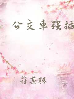 公交车强插小说