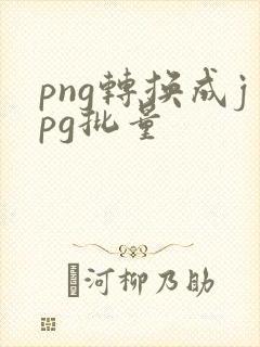 png转换成jpg批量