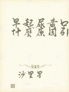 早起尿黄口干是什么原因引起的