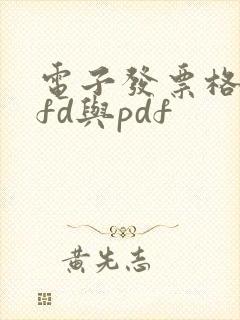电子发票格式ofd与pdf