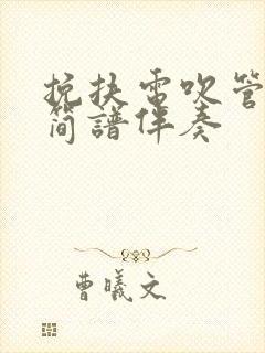 挽扶电吹管动态简谱伴奏