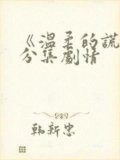 《温柔的谎言》分集剧情
