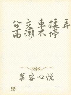 公交车揉弄花蒂高潮不停
