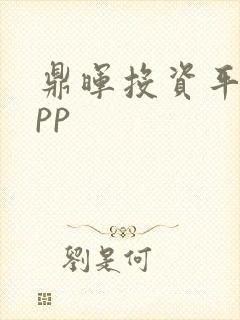 鼎晖投资平台app