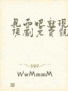 见面吧就现在电视剧免费观看完整版
