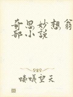 奇思妙想翁的全部小说