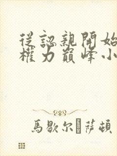 从认亲开始踏上权力巅峰小说全篇