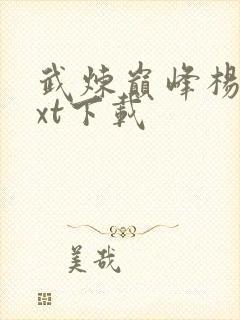 武炼巅峰杨开txt下载