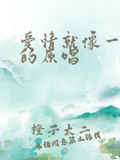 爱情就像一场梦的原唱