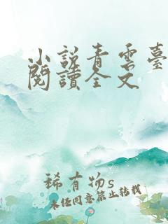 小说青云台免费阅读全文
