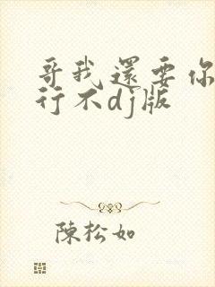 哥我还要你到底行不dj版