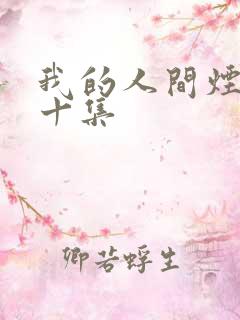 我的人间烟火三十集