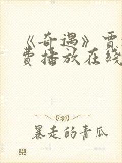 《奇遇》贾冰免费播放在线观看电影