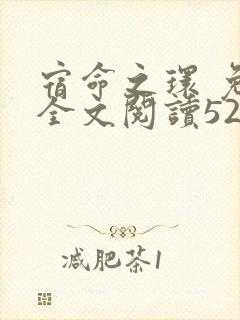 宿命之环 免费全文阅读5200