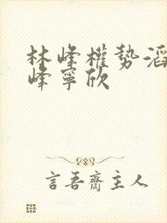 林峰权势滔天林峰宁欣