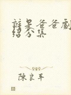 谁是爸爸剧情介绍分集