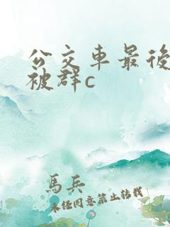 公交车最后一排被群c