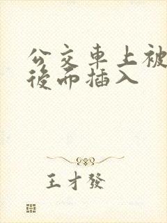 公交车上被人从后面插入