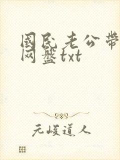 国民老公带回家网盘txt