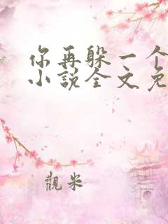 你再躲一个试试小说全文免费阅读