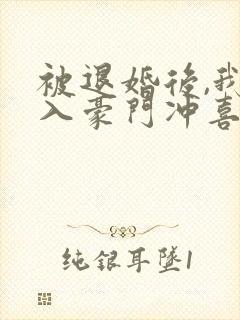 被退婚后,我嫁入豪门冲喜了