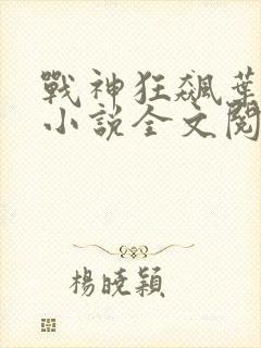 战神狂飙叶无缺小说全文阅