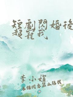 短剧闪婚后大叔超宠我
