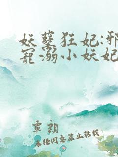 妖孽狂妃:邪君宠溺小妖妃