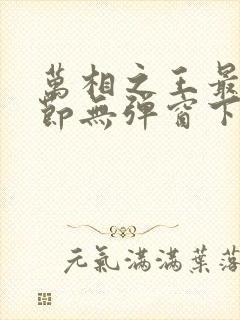 万相之王最新章节无弹窗下载