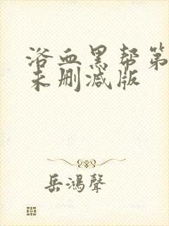 浴血黑帮第一季未删减版