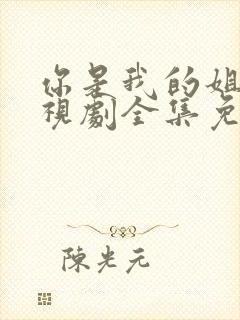 你是我的姐妹电视剧全集免费观看完整版
