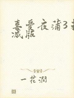 喜爱夜蒲3未删减版
