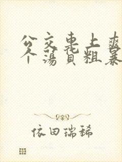 公交车上爽死你个荡货粗暴小说