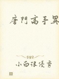唐门高手异界游