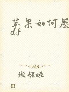 苹果如何压缩pdf