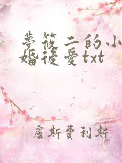 梦筱二的小说先婚后爱txt