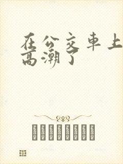 在公交车上被插高潮了