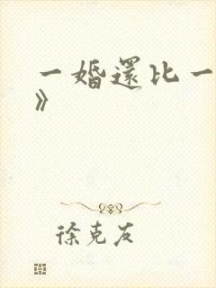 一婚还比一婚高》