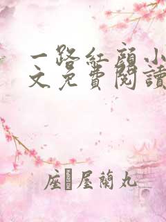 一路红颜小说全文免费阅读