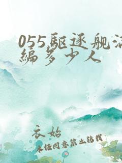 055驱逐舰满编多少人