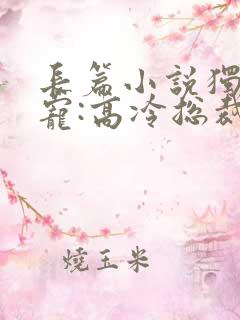长篇小说独家婚宠:高冷总裁宠妻上瘾