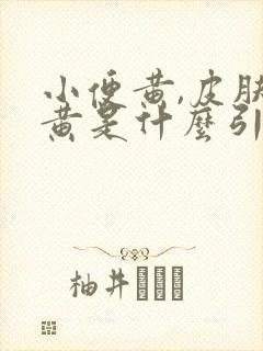 小便黄,皮肤也黄是什么引起的