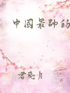 中国最帅的男星