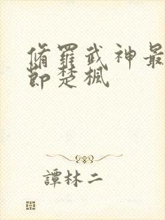 修罗武神最新章节楚枫