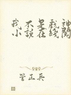我不是戏神剧情小说在线阅读