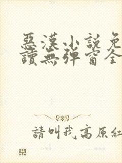 恶汉小说免费阅读无弹窗全文